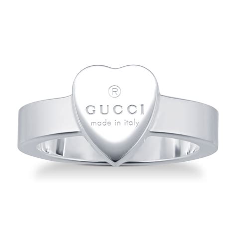 gucci ring women's silver|gucci ring women heart.